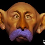 Moustache Big Ears