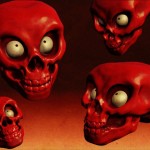 Scary 3D Skulls